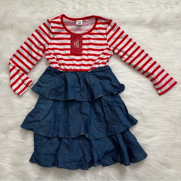 NEW BUNDLE (5) Girls Toddler Size 5T-6T Summer Clothes - Picture 2 of 12